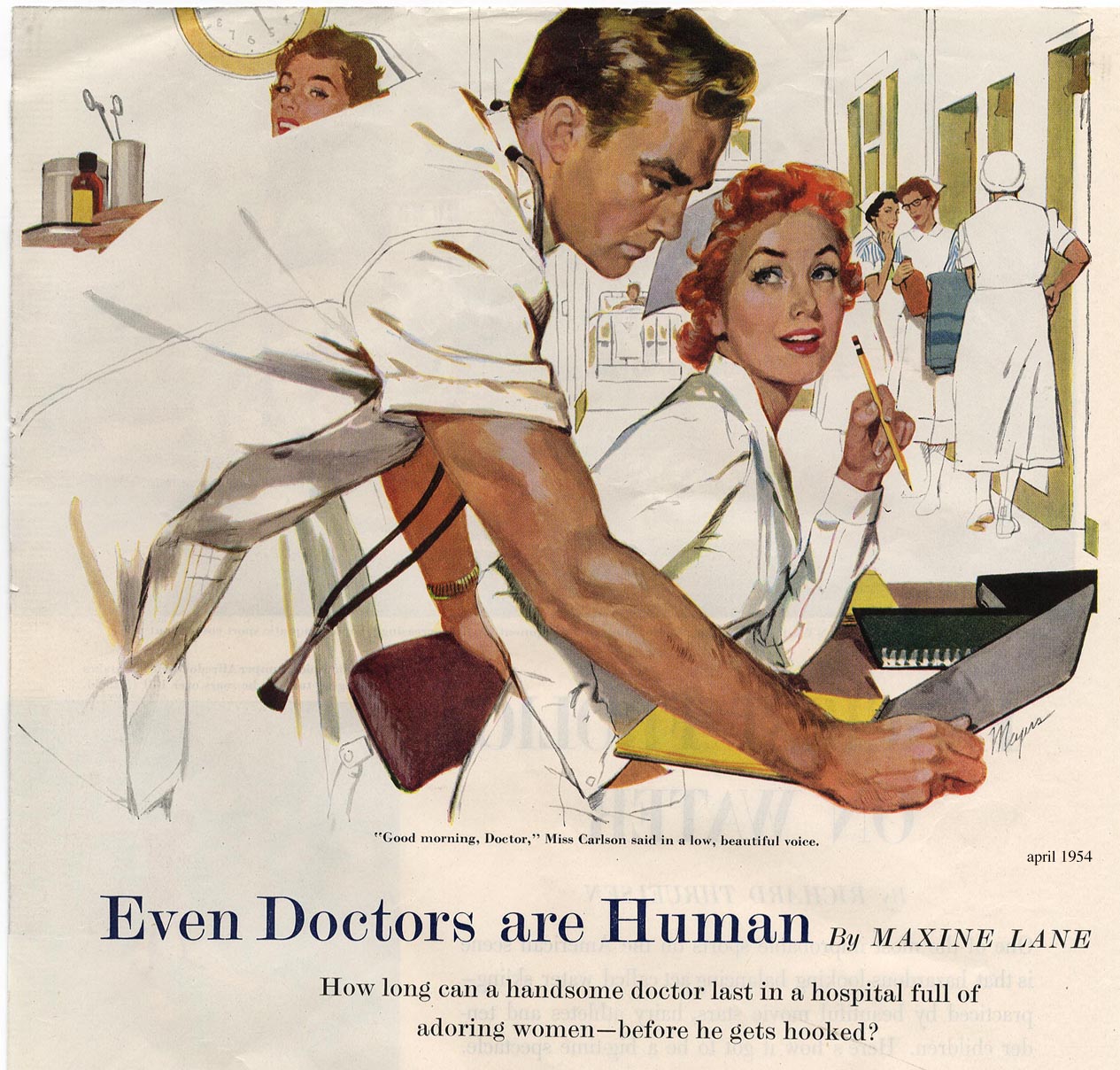 Nurses in Advertisements.