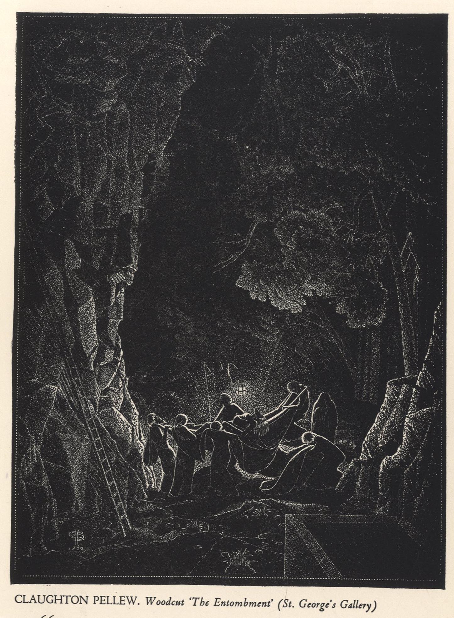 Claughton Pellew, two wood engravings