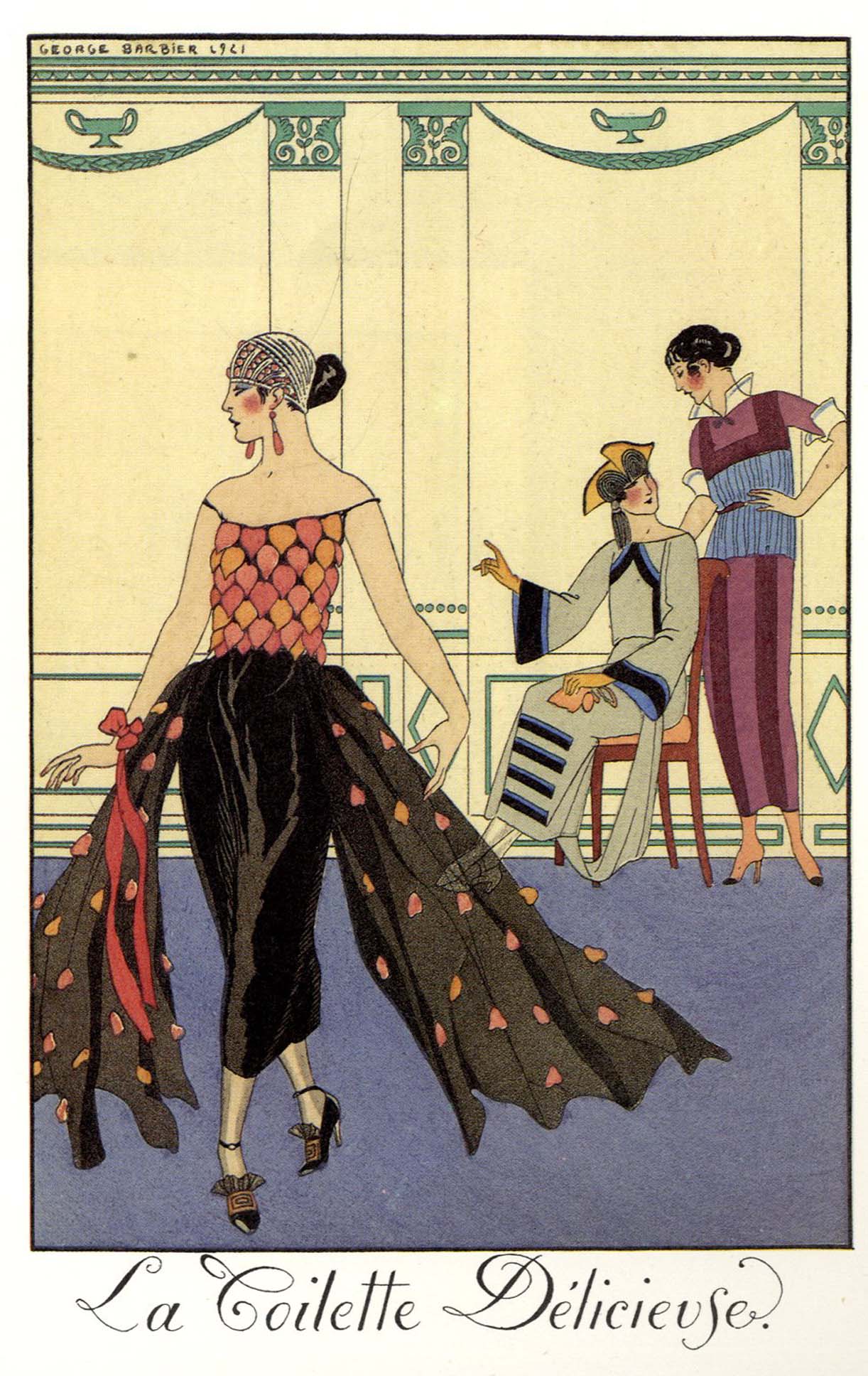 GEORGE BARBIER, Almanac illustrations 1922-1926