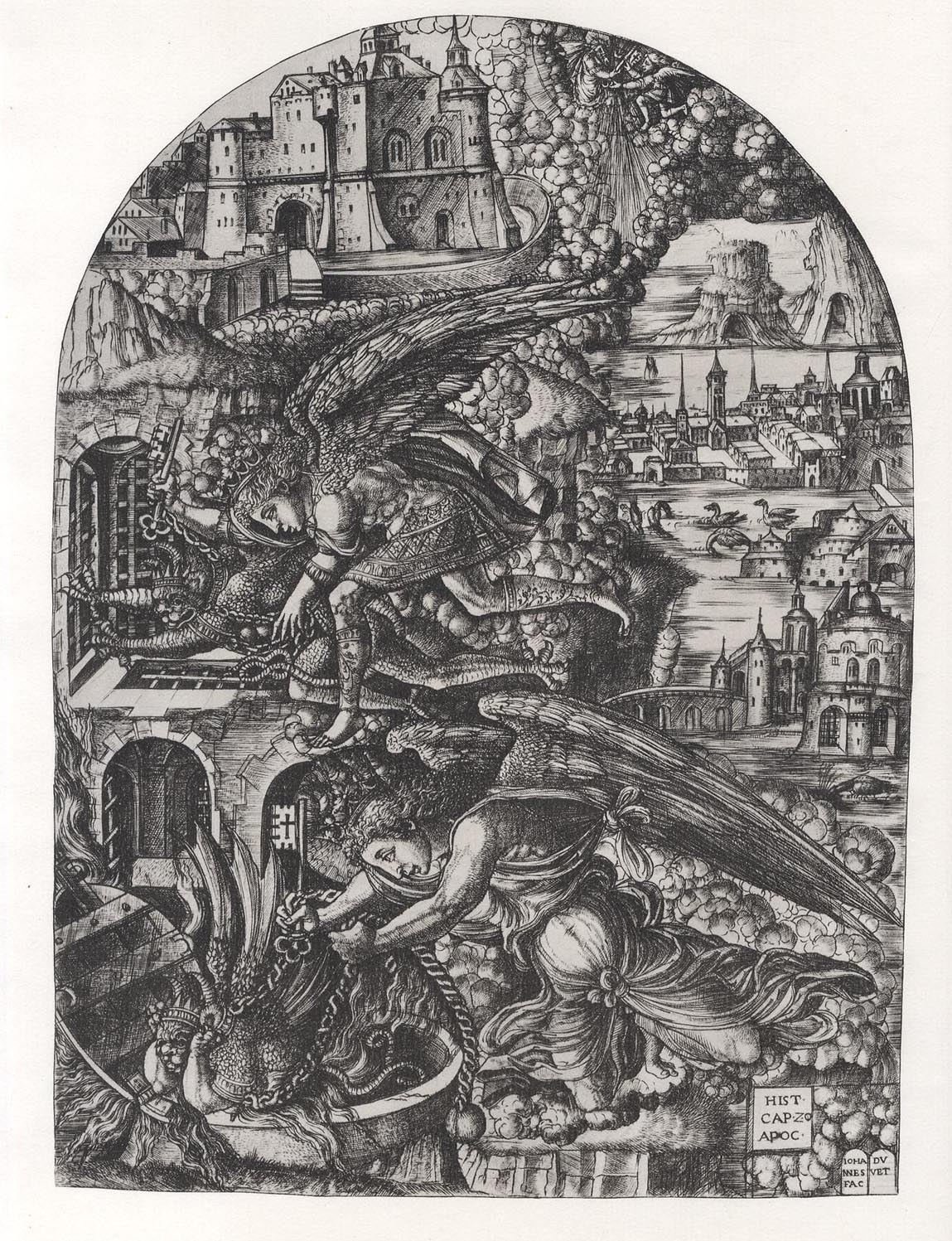 ALPHABET OF ILLUSTRATORS, Jean Duvet, L'Apocalypse Figuree, Lyons 1561