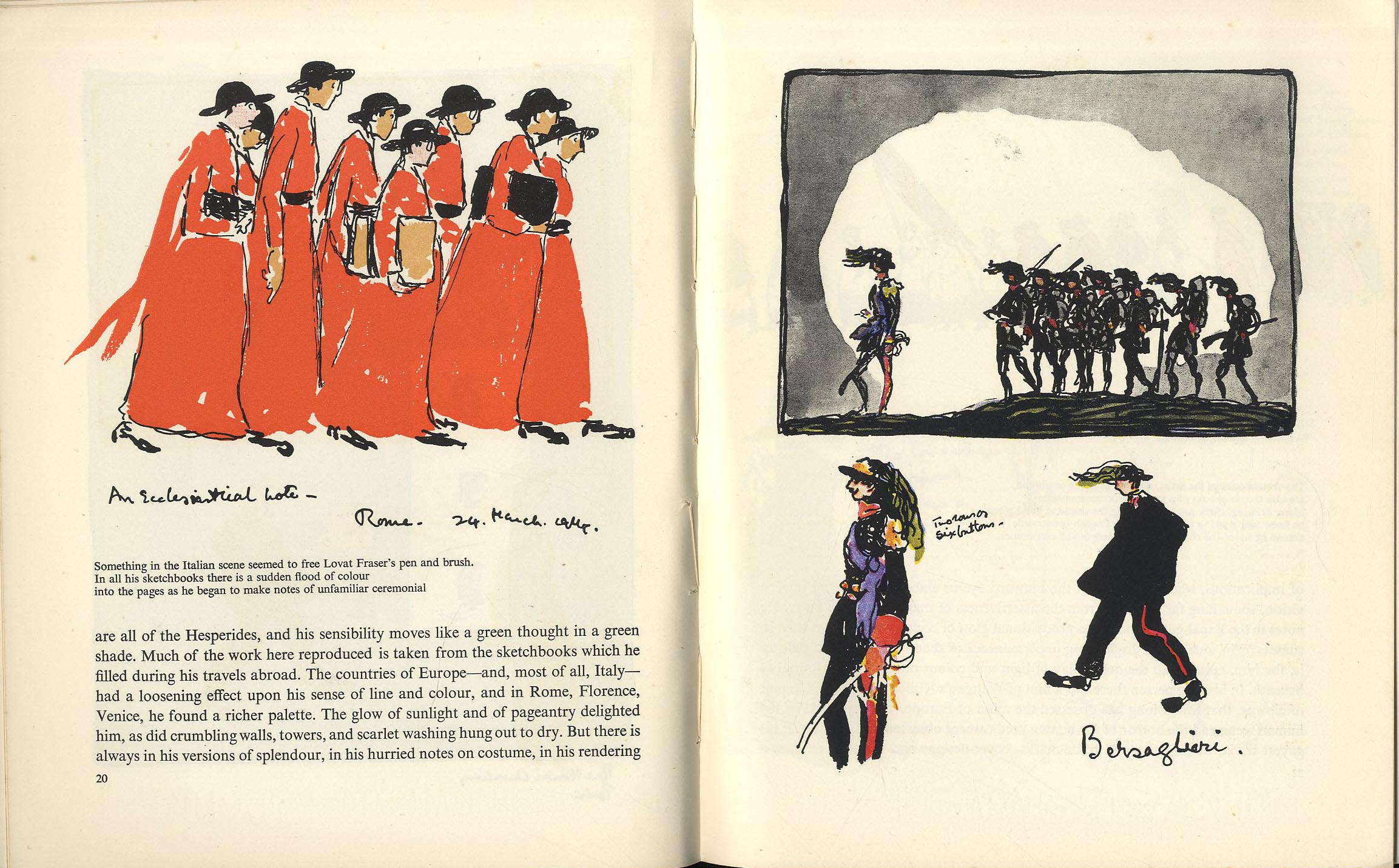 The Sketchbooks of Claud Lovat Fraser, Alphabet and Image 1948