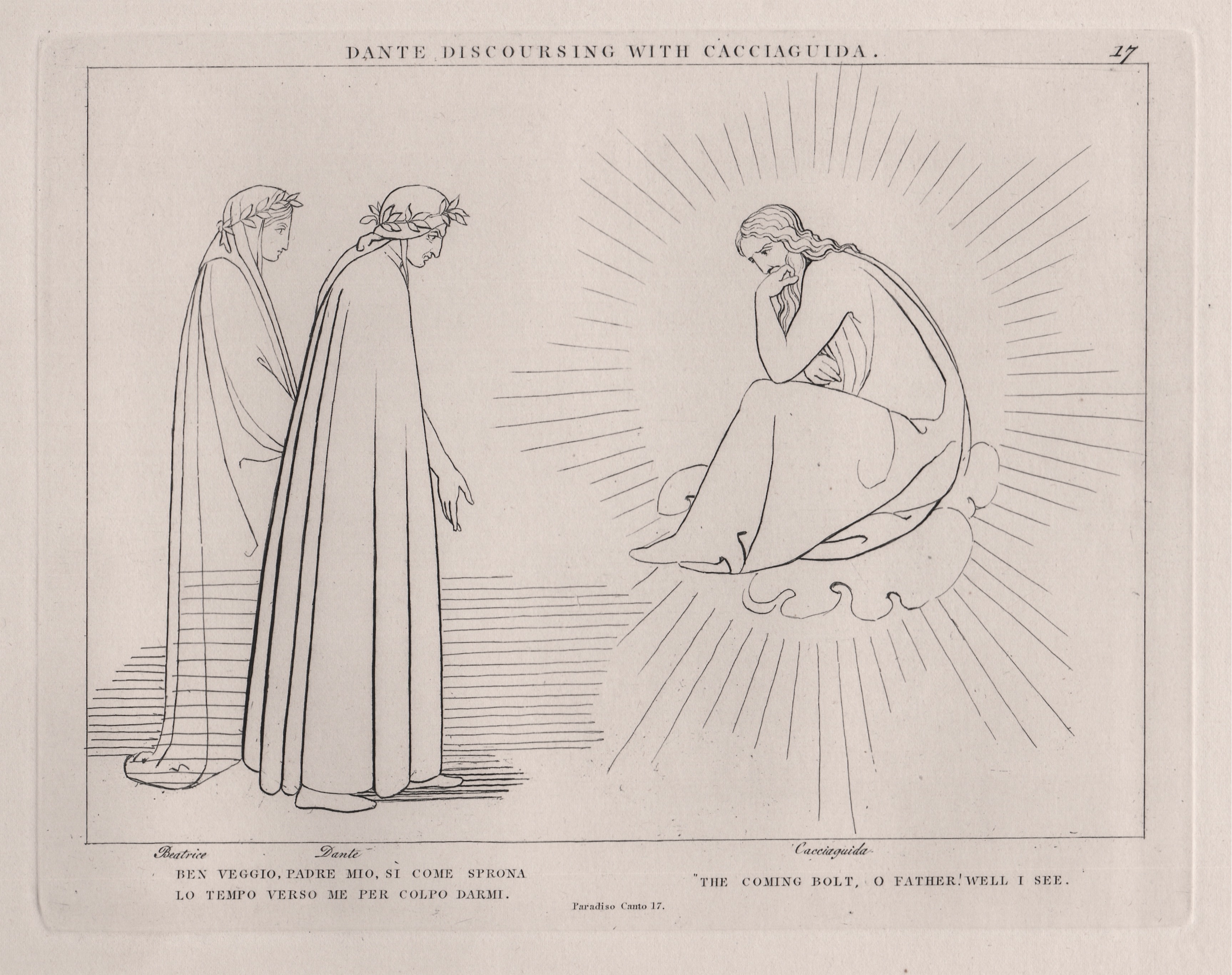 FLAXMAN Compositions from Dante 1807 1793