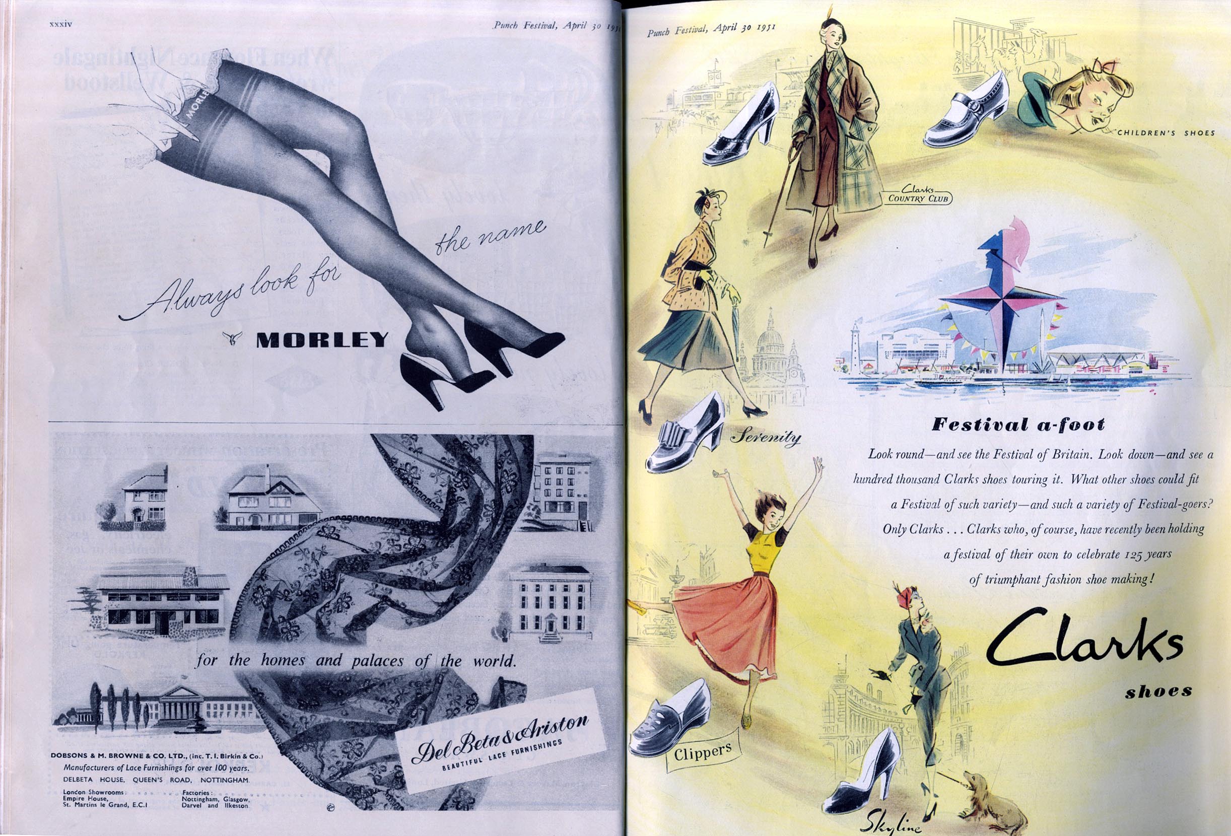 The Festival of Punch 1951, advertisements