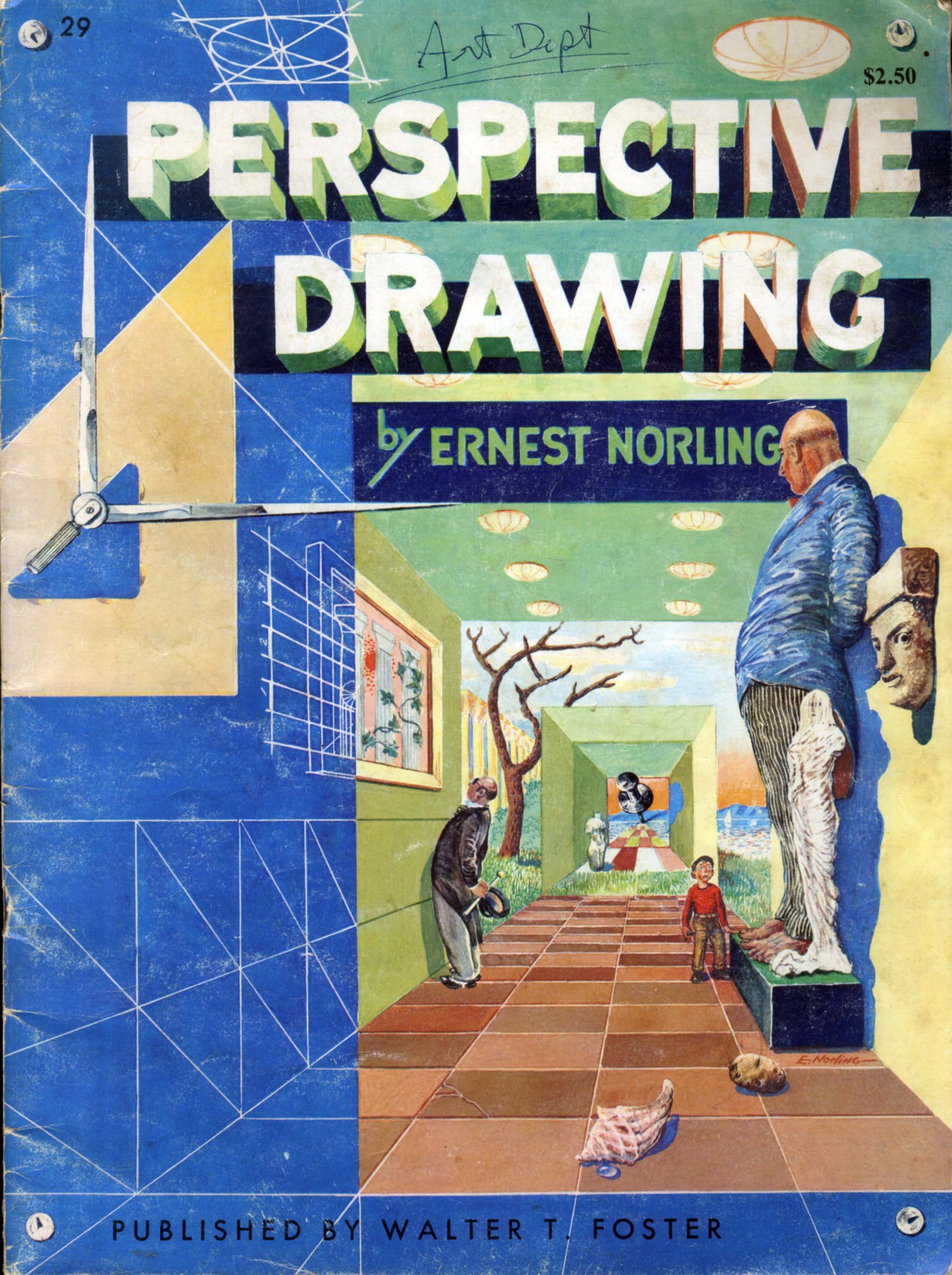 Ernest Norling, Perspective Drawing 1950, a selection of plates